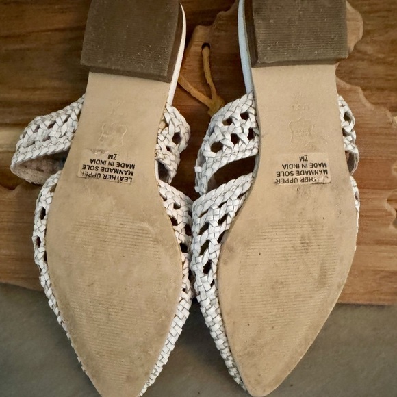 LOFT Ivory Woven Mules - Picture 5 of 12